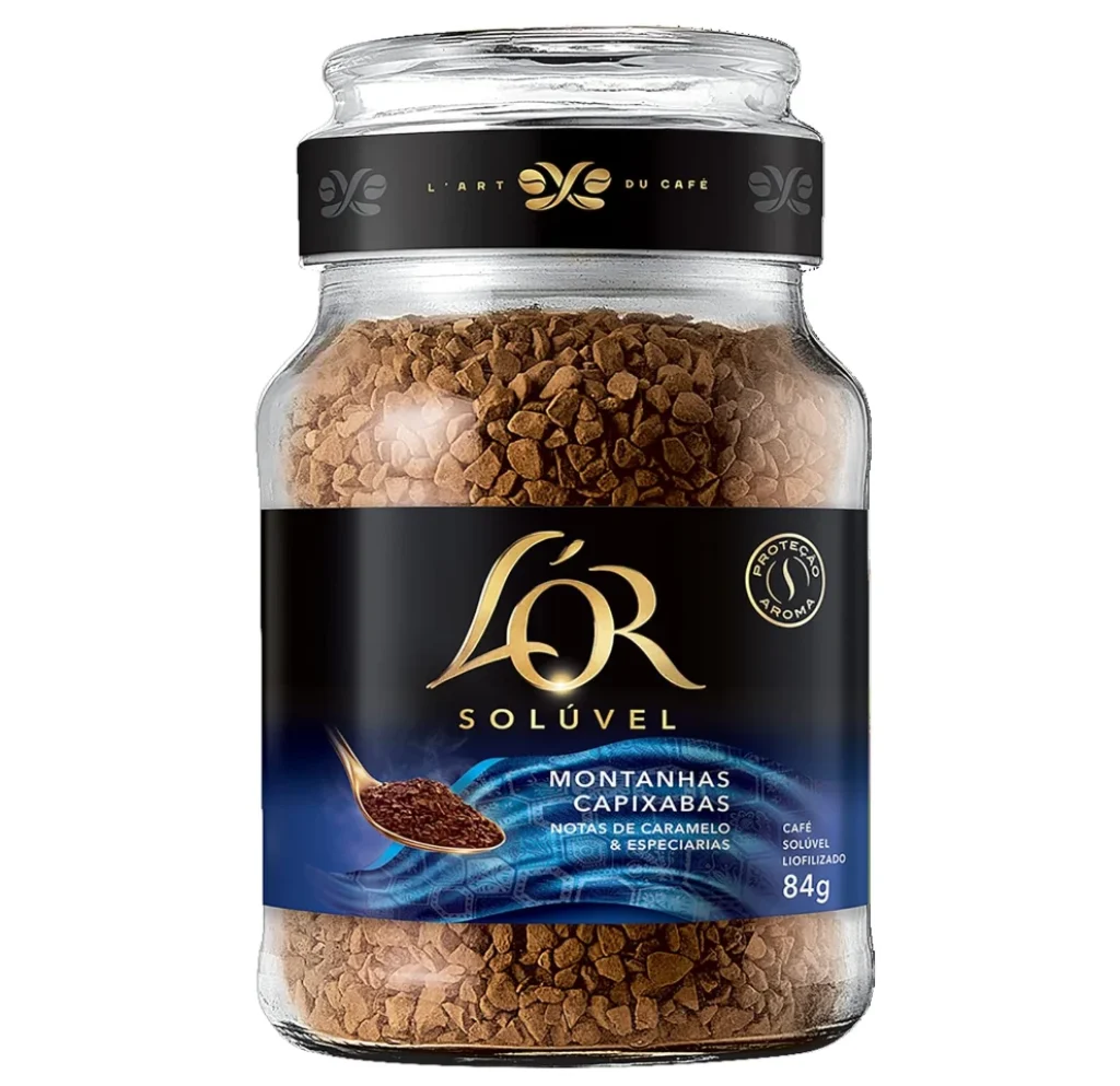 Café Solúvel L’or, Montanhas Capixabas Vidro 84g