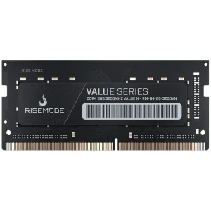 Memória para Notebook Rise Mode Value, 8GB, 3200MHz, DDR4, CL22, Preto – RM-D4-8G-3200VN