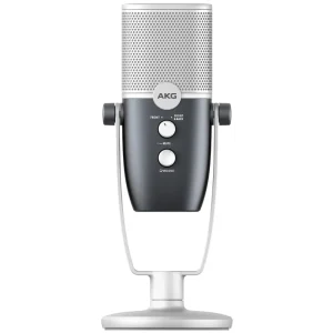 Microfone Condensador AKG Ara C22 Profissional Gamer Podcast USB Com Dois Padrões – C22-USB