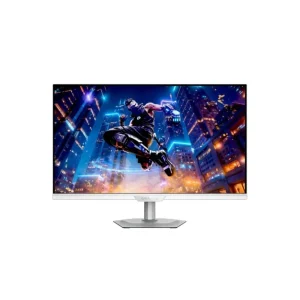 Monitor Gamer Gigabyte 27″, QHD, 200Hz, 1ms, IPS, Adaptive-Sync, G-Sync, HDR 400, USB-C KVM, Altura Ajustável, Branco – M27Q2 QD ICE