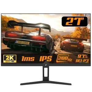 Monitor Gamer SuperFrame Ace, 27 Pol, Quad HD, IPS, 200Hz, 1ms, HDMI/DP – SF-MN-ACE27QSIFE1B