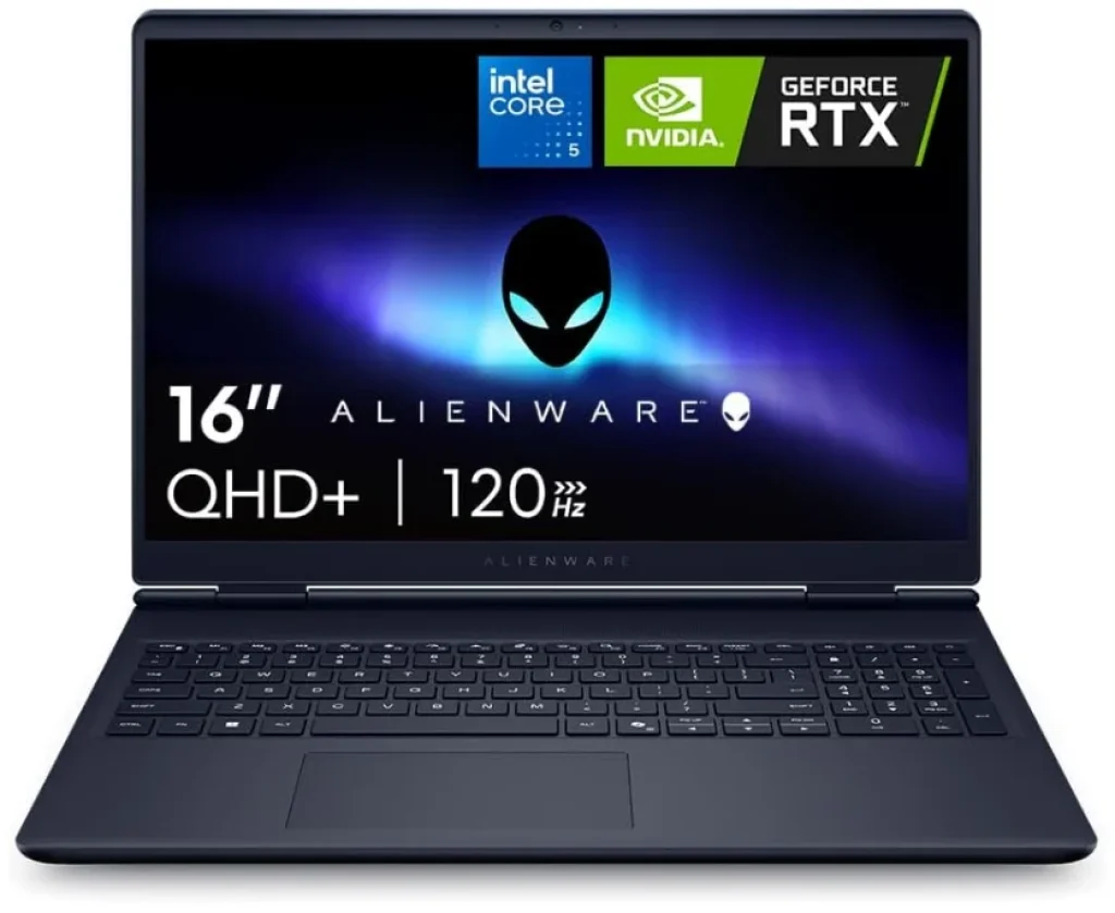 Notebook Gamer Alienware 16 Aurora – Intel Core 7 240H, 16GB RAM, SSD 1TB, RTX 5050 8GB, 16″ QHD+ 120Hz 100% sRGB, Win 11, Wi-Fi 7 – BRPAC16250HBTOHSRH_X / AC16-C7240H-M50