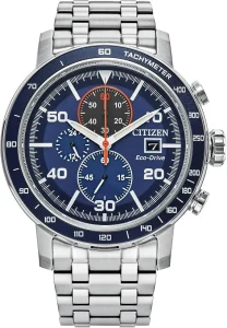 Relógio Citizen Men’s Eco-Drive Weekender Brycen Chronograph Watch Stainless Steel Case