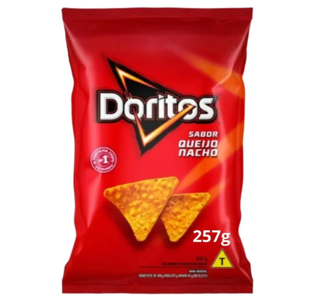 Salgadinho de Milho Queijo Nacho Doritos Pacote 257g