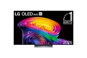 Smart TV 4K LG OLED 77″ C6 Evo AI 165 Hz com Processador AI Alpha 11 Ger3, Canais grátis, AI Hub, G-SYNC e FreeSync Premium, Dolby Vision, Dolby Atmos e Google Cast – OLED77C6PSA