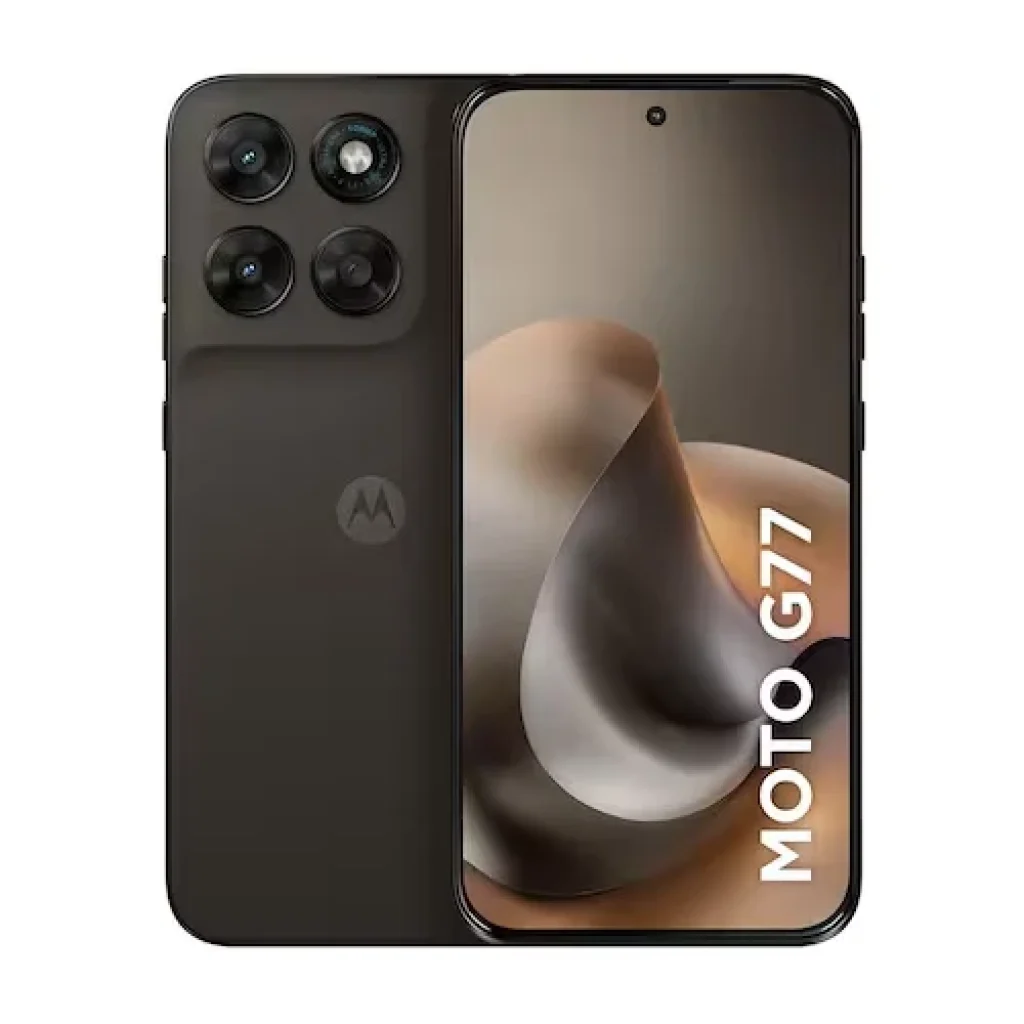 Smartphone Motorola Moto G77 6.8” 256GB 5G Câmera Dupla 108MP – Black Olive