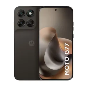 Smartphone Motorola Moto G77 6.8” 256GB 5G Câmera Dupla 108MP – Black Olive