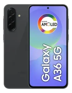 Smartphone Samsung Galaxy A36 5G 128GB, 6GB RAM, Câmera Tripla até 50MP, Tela Super AMOLED 6.7″, IP67, NFC, Recursos AI e Snapdragon 6 Gen 3