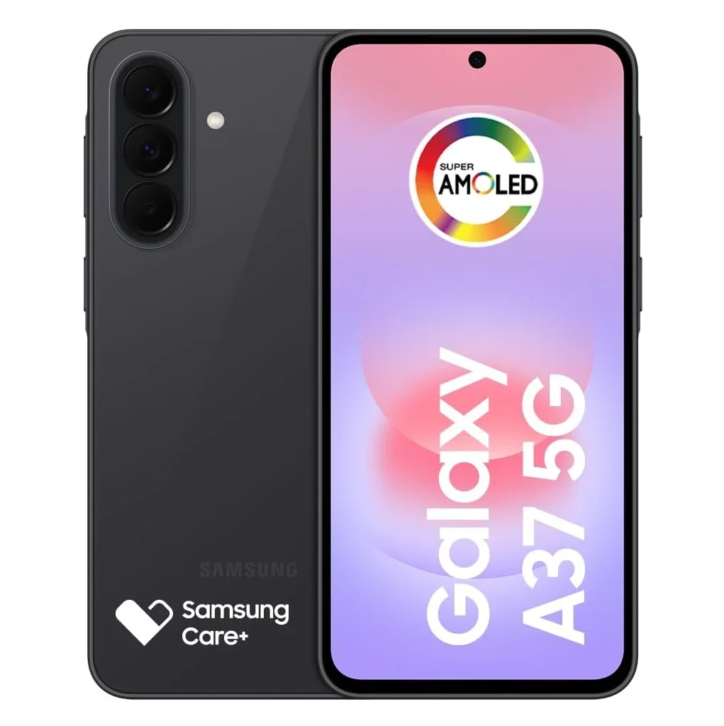 Smartphone Samsung Galaxy A37 5G 128GB, 6GB RAM, Exynos 1480, Câmera Tripla 50MP, Super AMOLED 6.7″, Recursos AI, IP68