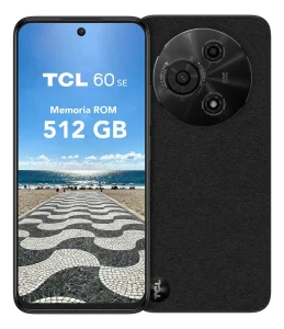 Smartphone TCL 60 SE 4G/LTE NFC – 512GB 8GB RAM (+10GB Expandida) Mediatek Helio G81 Octa-Core 50MP 6.7″ HD+ IPS 90Hz 5.200 mAh 18W IP54