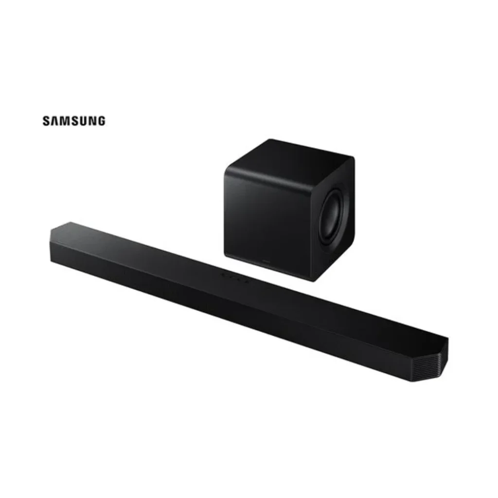 Soundbar Samsung Série Q HW-Q800H, Bluetooth, 360W, com Subwoofer Sem Fio, 5.1.2 Canais, Dolby Atmos, Preto – HWQ800HZD
