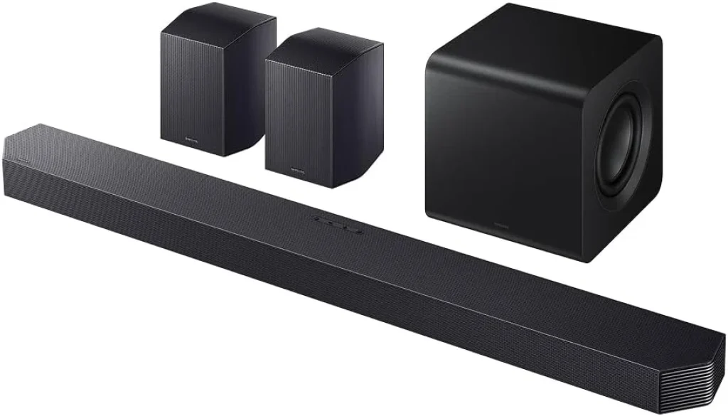 Soundbar Samsung Série Q HW-Q930H, Bluetooth, 540W, com Subwoofer Sem Fio, 9.1.4 Canais, Dolby Atmos, Preto – HWQ930HZD