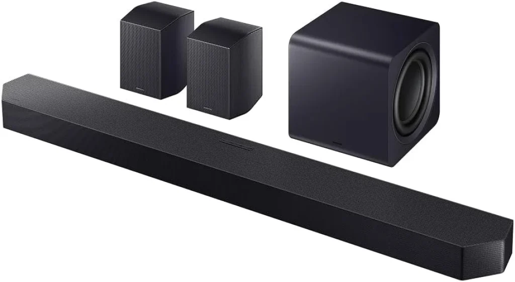 Soundbar Samsung Série Q HW-Q990H, Bluetooth, 656W, com Subwoofer Sem Fio, 11.1.4 Canais, Dolby Atmos, Preto - HWQ990HZD