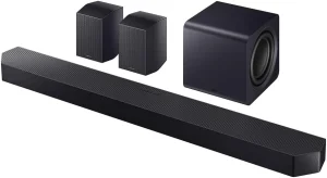 Soundbar Samsung Série Q HW-Q990H, Bluetooth, 656W, com Subwoofer Sem Fio, 11.1.4 Canais, Dolby Atmos, Preto – HWQ990HZD