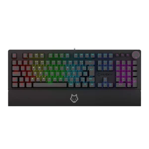 Teclado Mecânico Gamer Husky Anchorage Full Size, RGB, Switch Gateron EF Brown, ABNT2, Preto – HTG200PTMA