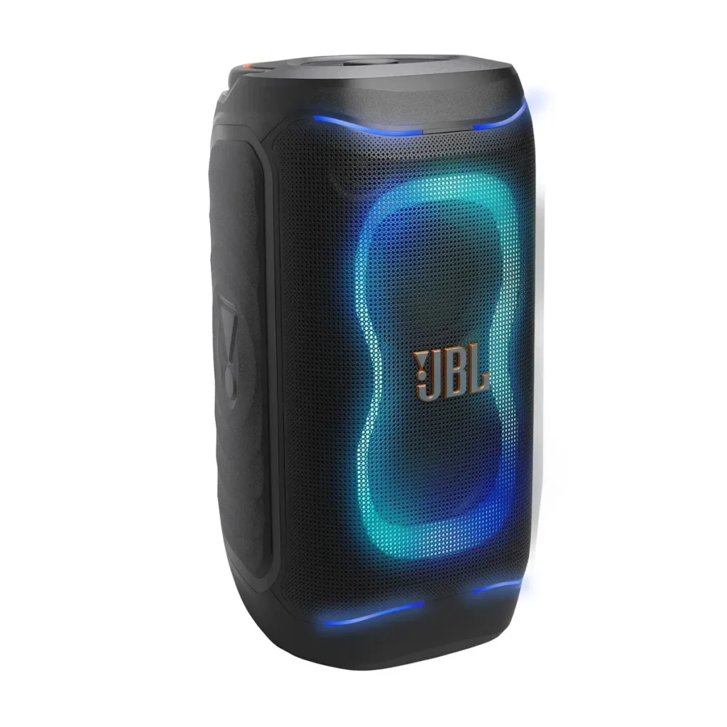 Caixa de Som JBL PartyBox Club 130, 160W RMS, Bluetooth, Show de Luzes, À Prova de Respingos, Som JBL Pro Sound - Preta