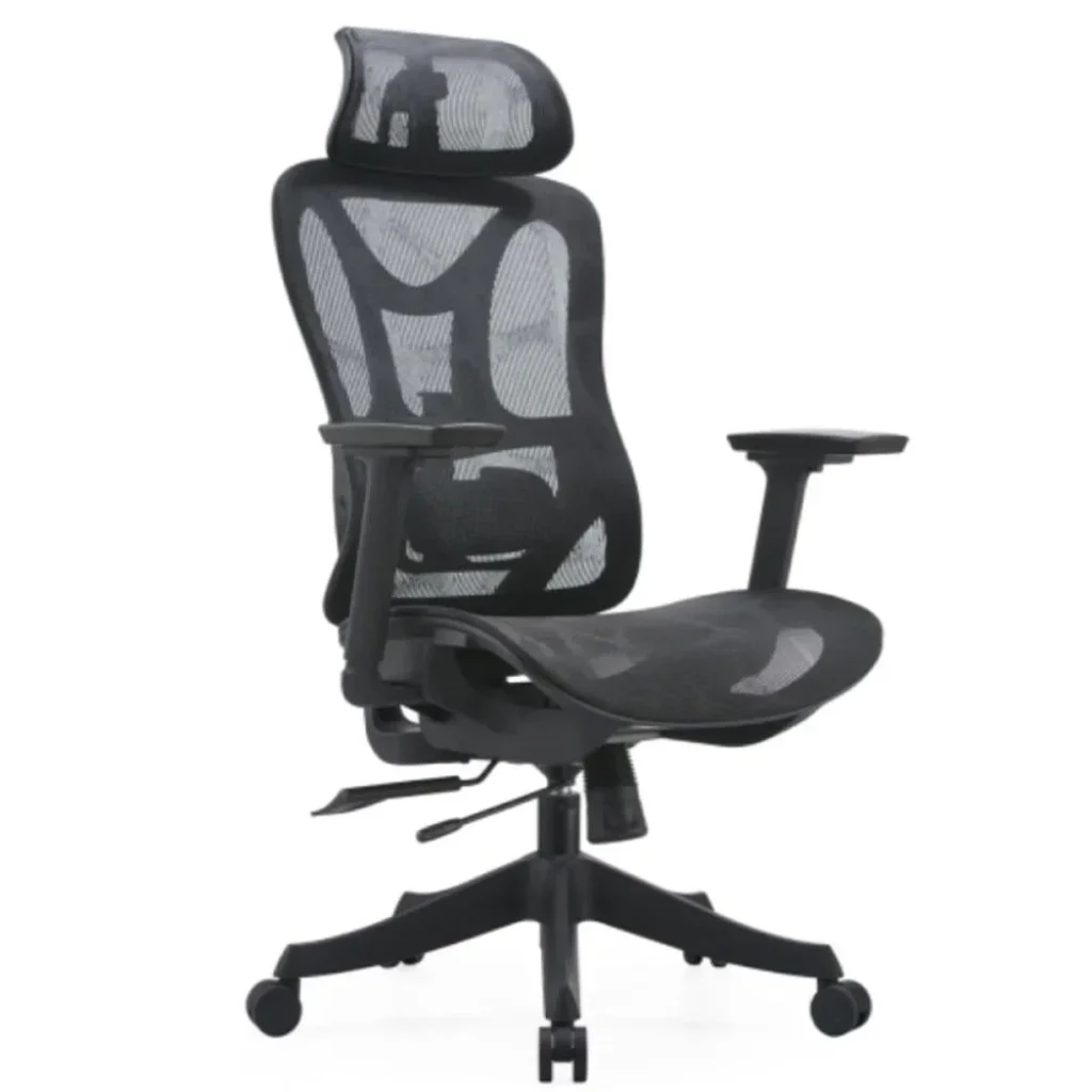 Cadeira de Escritório Rise Mode Office 20, Mesh, 6D, Ajustável, Pistão Classe 4, Preta - RM-CO-20-BK