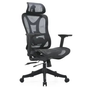 Cadeira de Escritório Rise Mode Office 20, Mesh, 6D, Ajustável, Pistão Classe 4, Preta – RM-CO-20-BK