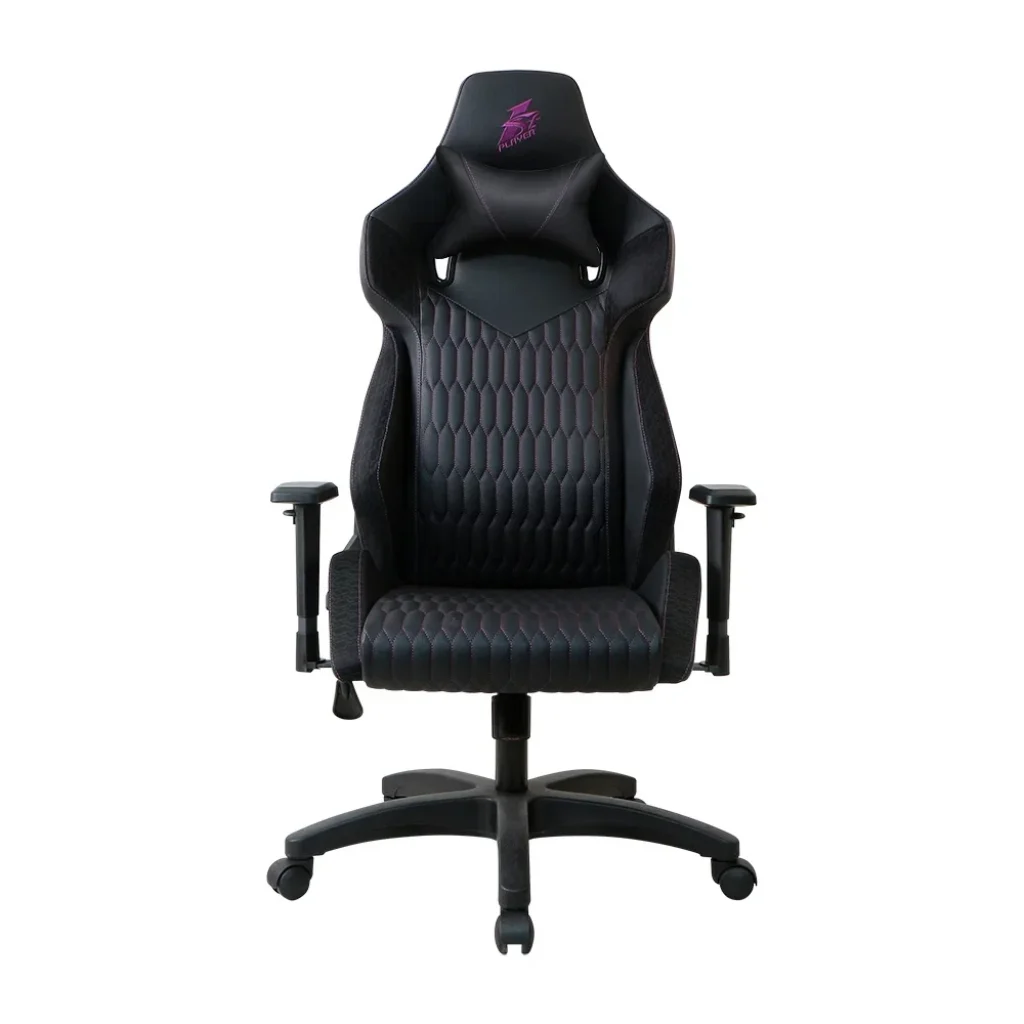 Cadeira Gamer 1STPLAYER WIN101, Até 160kg, Reclinável, com Almofada, Material PVC, Pistão de classe 4 – WIN-101-BK