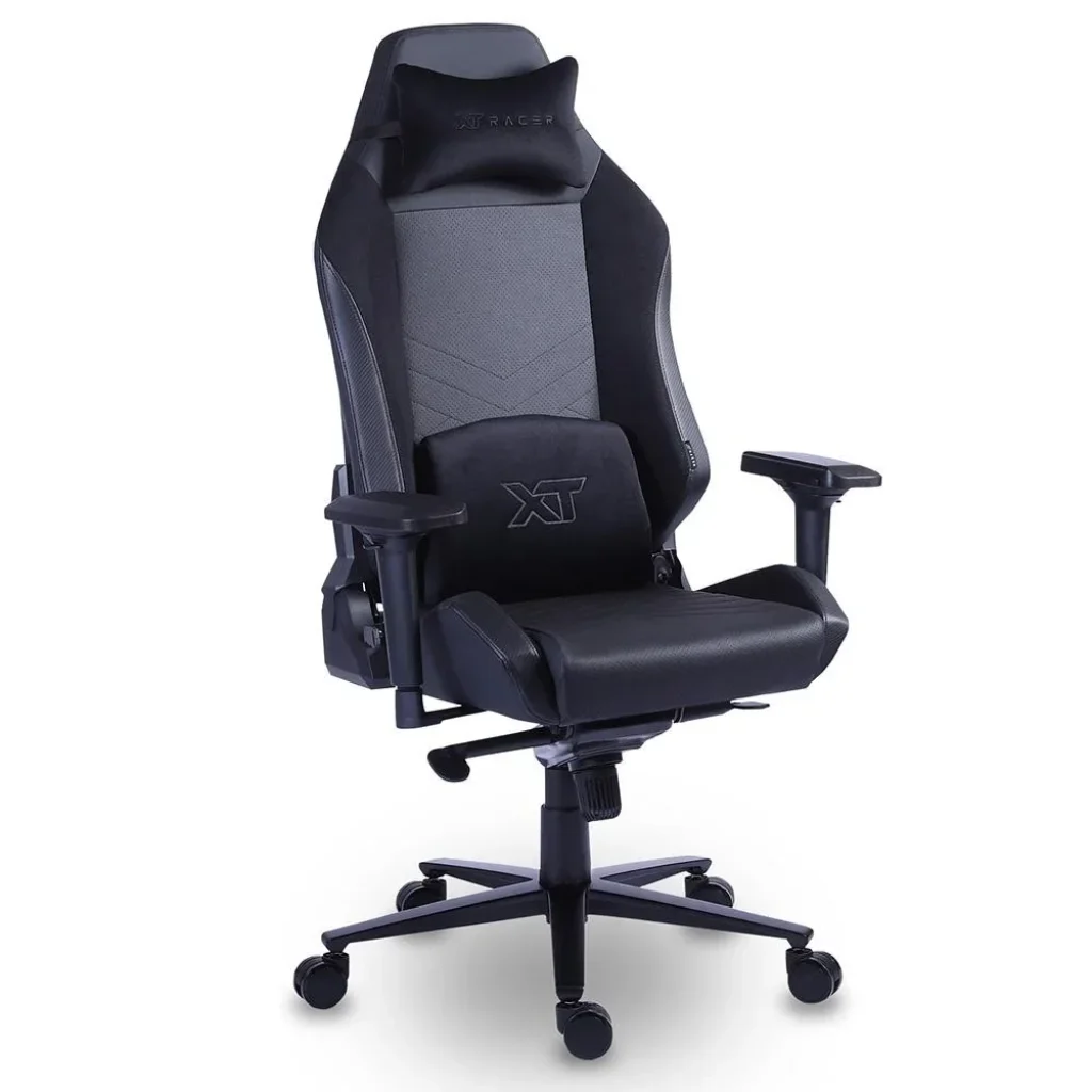 Cadeira Gamer XT Racer Draco, Até 120kg, Com Almofadas, Reclinável, Descanso de Braço 4D, Preto – XTR-064