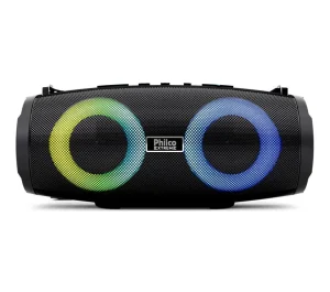 Caixa de Som Speaker Philco Extreme 40W Rádio FM Bateria até 16h Bluetooth V5.3 P2 e USB – PBS45BT