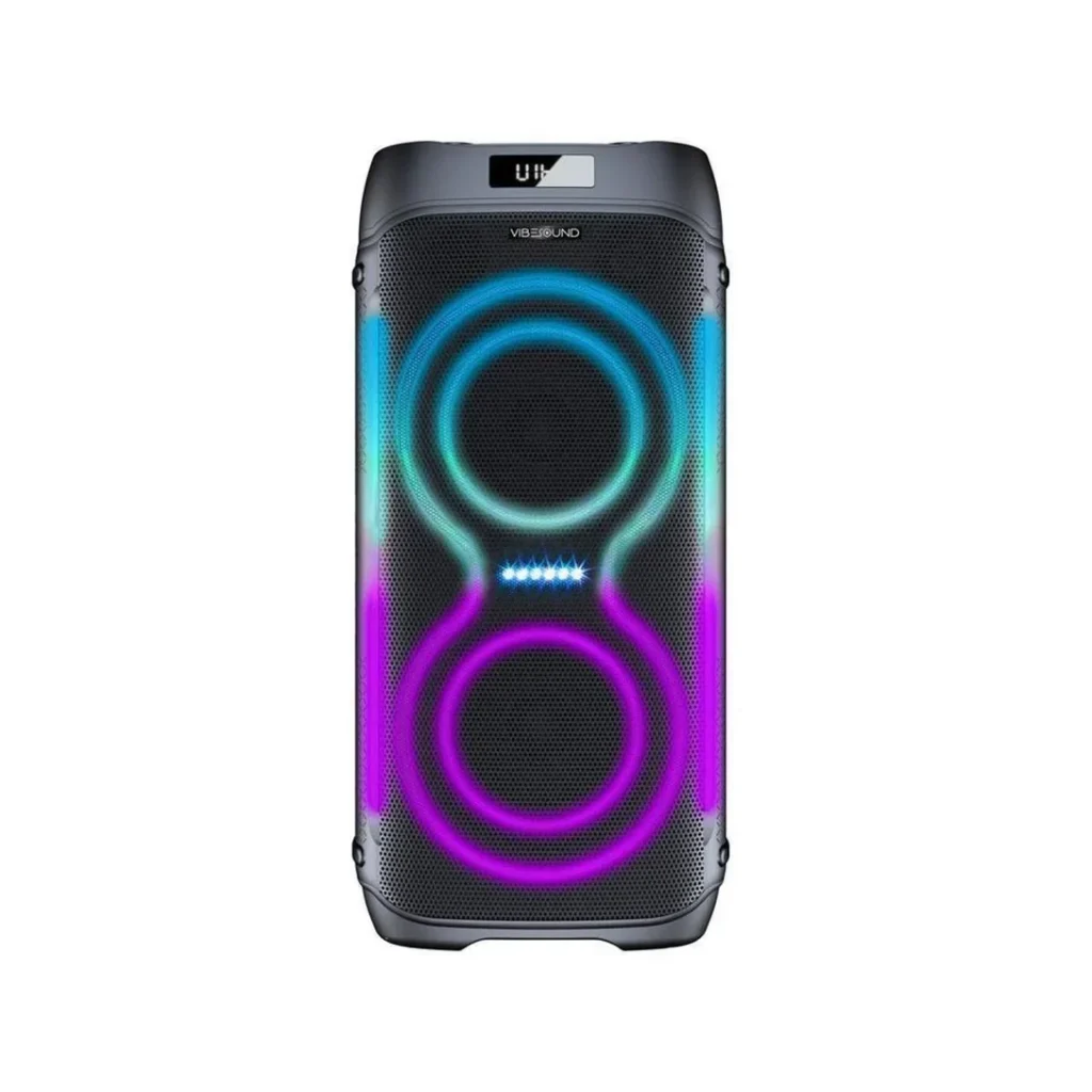 Caixa de Som Vivensis Vibe Sound V6 PartyBox Bluetooth TWS 1000W Bateria 3 horas USB - VS003