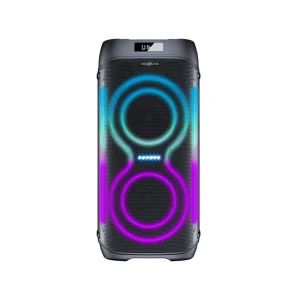 Caixa de Som Vivensis Vibe Sound V6 PartyBox Bluetooth TWS 1000W Bateria 3 horas USB – VS003