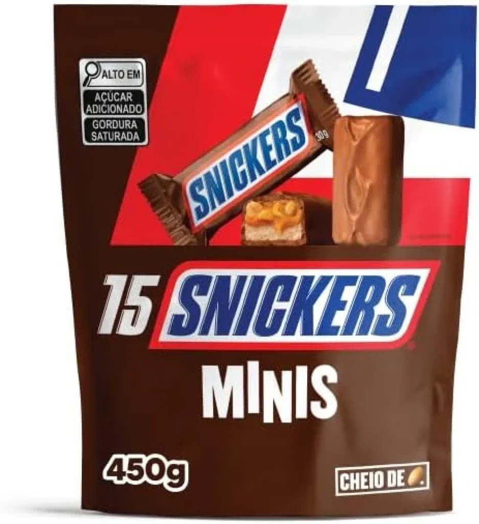 Chocolate Snickers Original Minis 15 Un