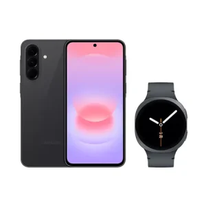 COMBO Galaxy A37 5G (256GB) – Preto + Galaxy Watch8 BT 44mm – Grafite