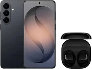 Combo Smartphone Samsung Galaxy S26 5G – 256GB, 12GB RAM, Câmera Tripla de 50+12+10, Exynos 2600, Tela de 6.3″ Dynamic AMOLED 2X 120Hz + Galaxy Buds Core – Preto