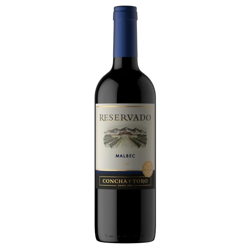 Vinho Tinto Concha y Toro Reservado Malbec Chile 2019 - 750ml