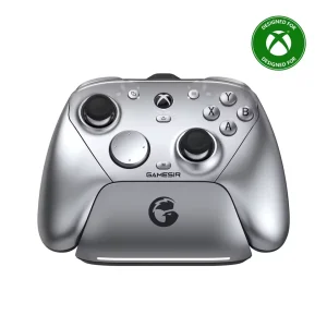 Controle sem fio GameSir G7 Pro para Xbox Series X | S com Joysticks TMR, Gatilhos de Efeito Hall, Placas Frontais Magnéticas, Giroscópio, Base de Carregamento Inteligente