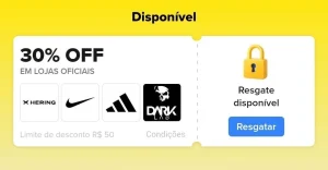 Cupom Mercado Livre 30% OFF em Lojas Oficiais, Limitado a R$50 – Esquenta 9.9 – Resgate hoje e use amanhã 00h