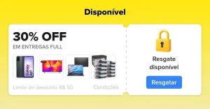 Cupom Mercado Livre 30% OFF em Entregas Full, Limitado a R$50 – Esquenta 9.9 – Resgate hoje e use amanhã 00h