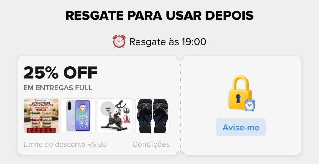 Cupom Mercado Livre 25% OFF em Entregas Full, Limitado a R$30 – Esquenta 8.8 – Resgate hoje e use amanhã 00h