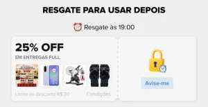 Cupom Mercado Livre 25% OFF em Entregas Full, Limitado a R$30 – Esquenta 8.8 – Resgate hoje e use amanhã 00h