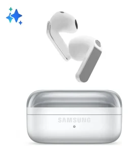 Fone de Ouvido sem Fio Samsung Galaxy Buds4, Áudio Hi-Fi, Galaxy AI, Gemini Branco