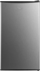 Frigobar 93 Litros Inverter Bivolt Preto com Porta na Cor Inox, Midea