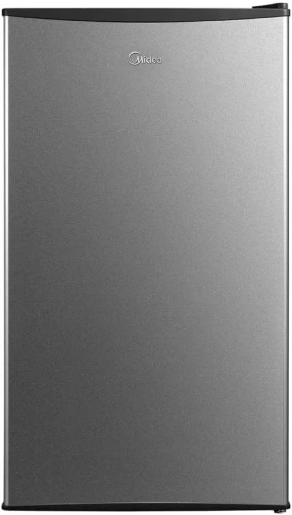 Frigobar 93 Litros Inverter Bivolt Preto com Porta na Cor Inox, Midea