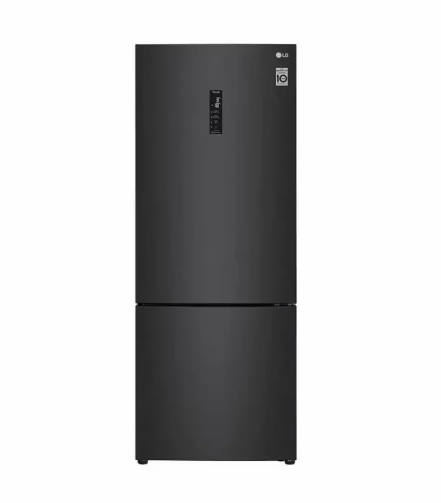 Geladeira Smart LG Frost Free Inverter 462L Inverse Cor Black Inox - B569NQL2