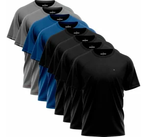 Kit 8 Camiseta Dry-fit Sandrini Masculina Academia Caminhada