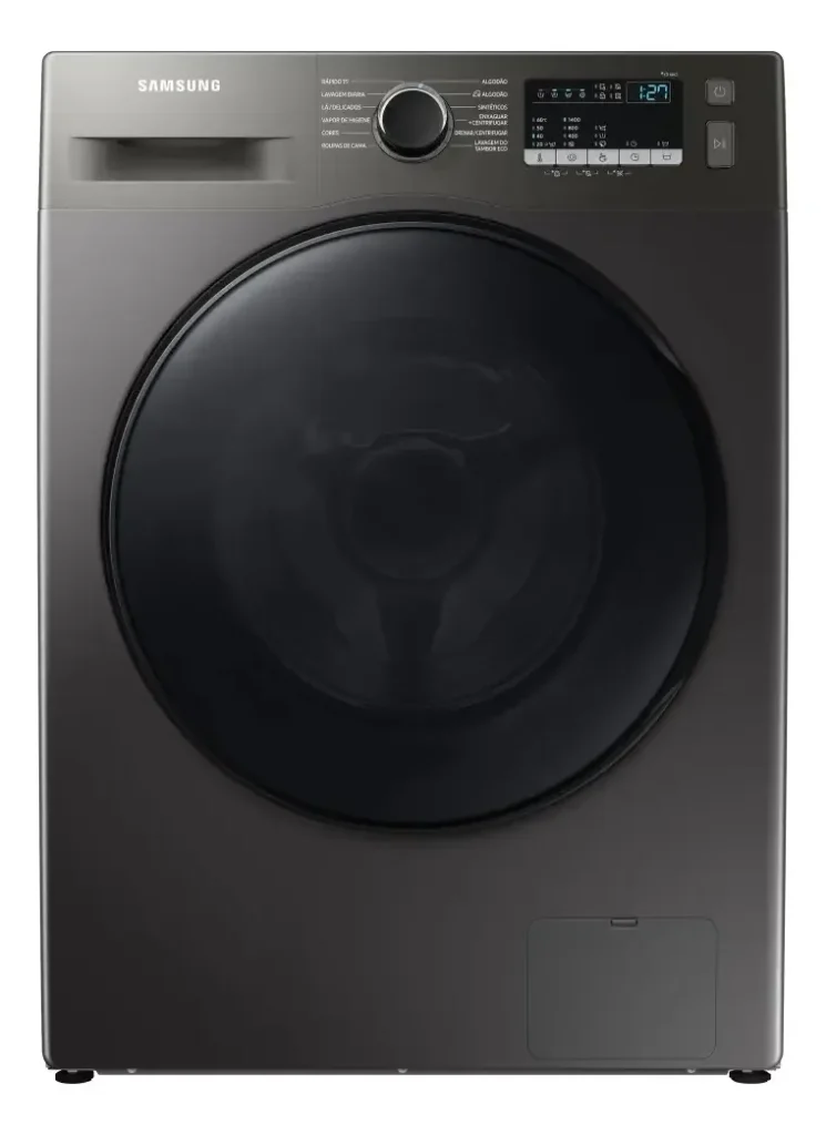 Lavadora Inverter Samsung Porta Black Inox 11kg - WW11T