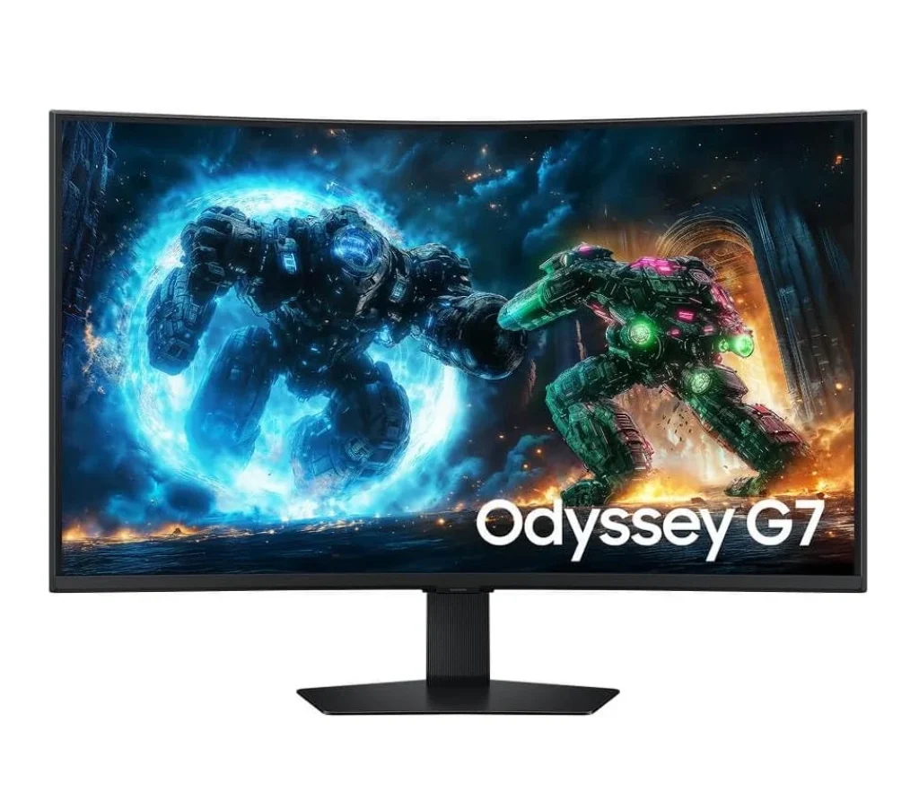 Monitor Gamer Samsung Odyssey G7 37" 4K UHD, 165Hz, 1ms, VESA DisplayHDR 600, Curvo 1000R, FreeSync Premium Pro - LS37FG750ELXZD