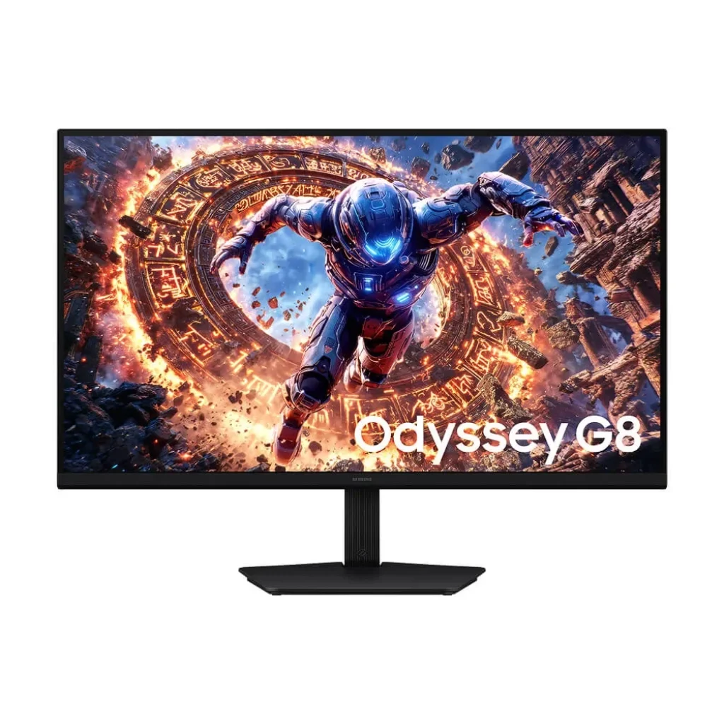 Monitor Gamer Samsung Odyssey G8 6K, 32" Dual Mode 6K/165Hz ou 3K/300Hz, 1ms, Fast IPS, G-SYNC, FreeSync Premium, DP, HDMI, Preto - LS32HG802ESXZD