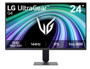 Monitor Gamer LG UltraGear 24″, FHD, IPS, 144Hz, 1ms (MBR), NVIDIA G-SYNC, AMD FreeSync, HDR10, 99% sRGB – 24G411B-B