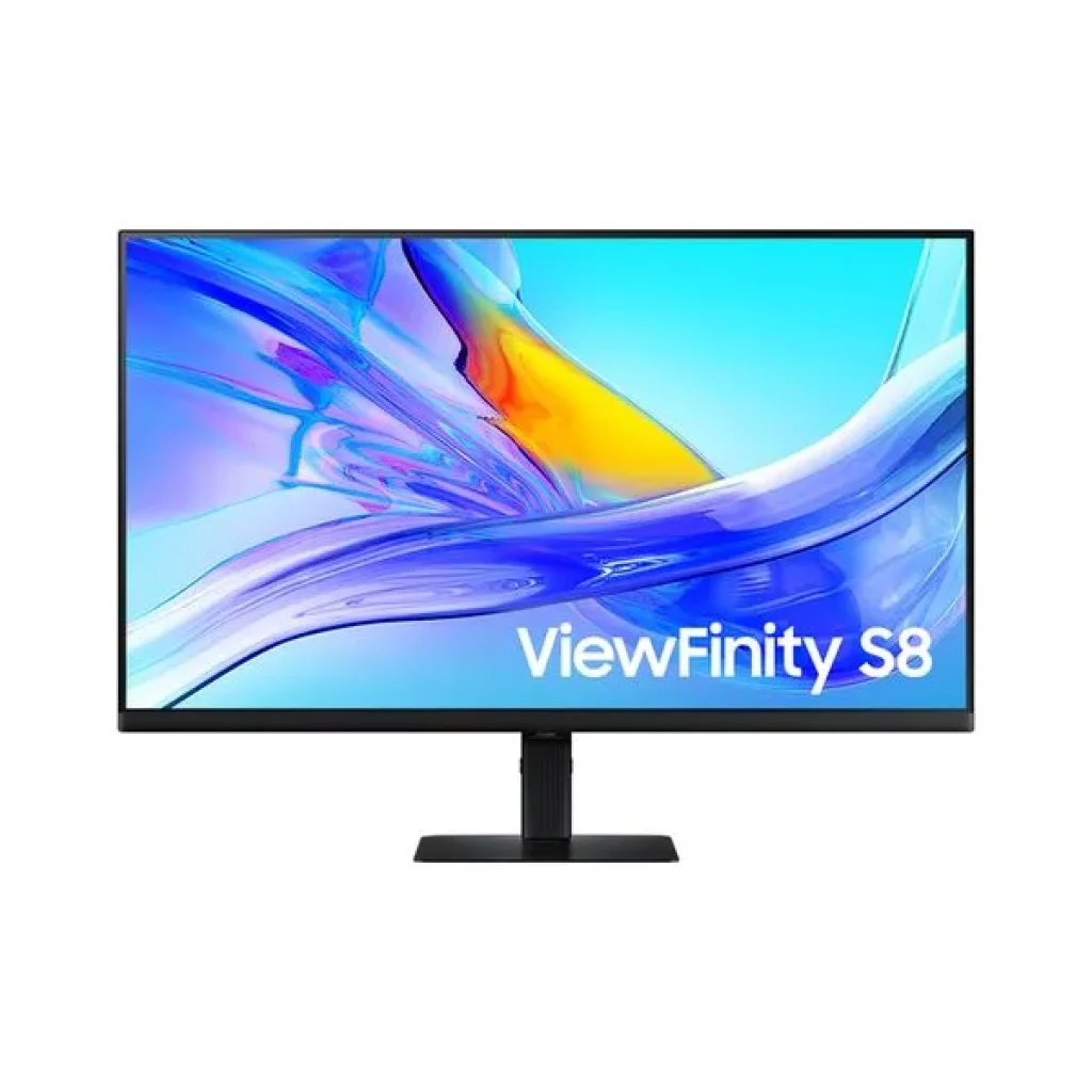 Monitor Samsung ViewFinity S8 32", 4K, USB-C (90W), USB Hub, Display Port, HDMI, HAS Preto - LS32D800UBLXZD