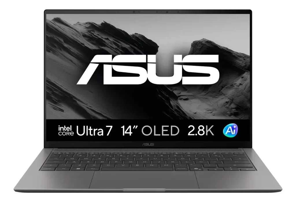 Notebook ASUS Zenbook S14 IA PC OLED - Intel Core Ultra 7 16GB RAM 512G SSD 14” OLED 2.8K 120 Hz Windows 11 Home - UX5406AA-SU308W