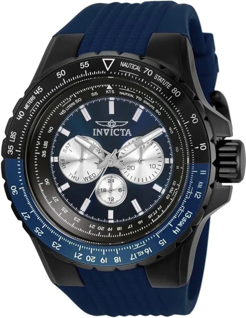 Relógio Masculino Invicta Aviator Quartzo Azul