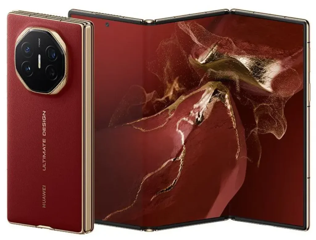Smartphone Tri-Fold Huawei Mate XT Ultimate Design 1TB 16GB RAM Vermelho 6,4" Câm Tripla + Selfie 8MP - 51098EJX