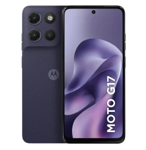 Smartphone Motorola Moto G17 4G – 128GB 12GB (4GB RAM + 8GB RAM Boost), Câmera 50MP Sony, Tela FHD+ 60Hz, 5200mAh 20W